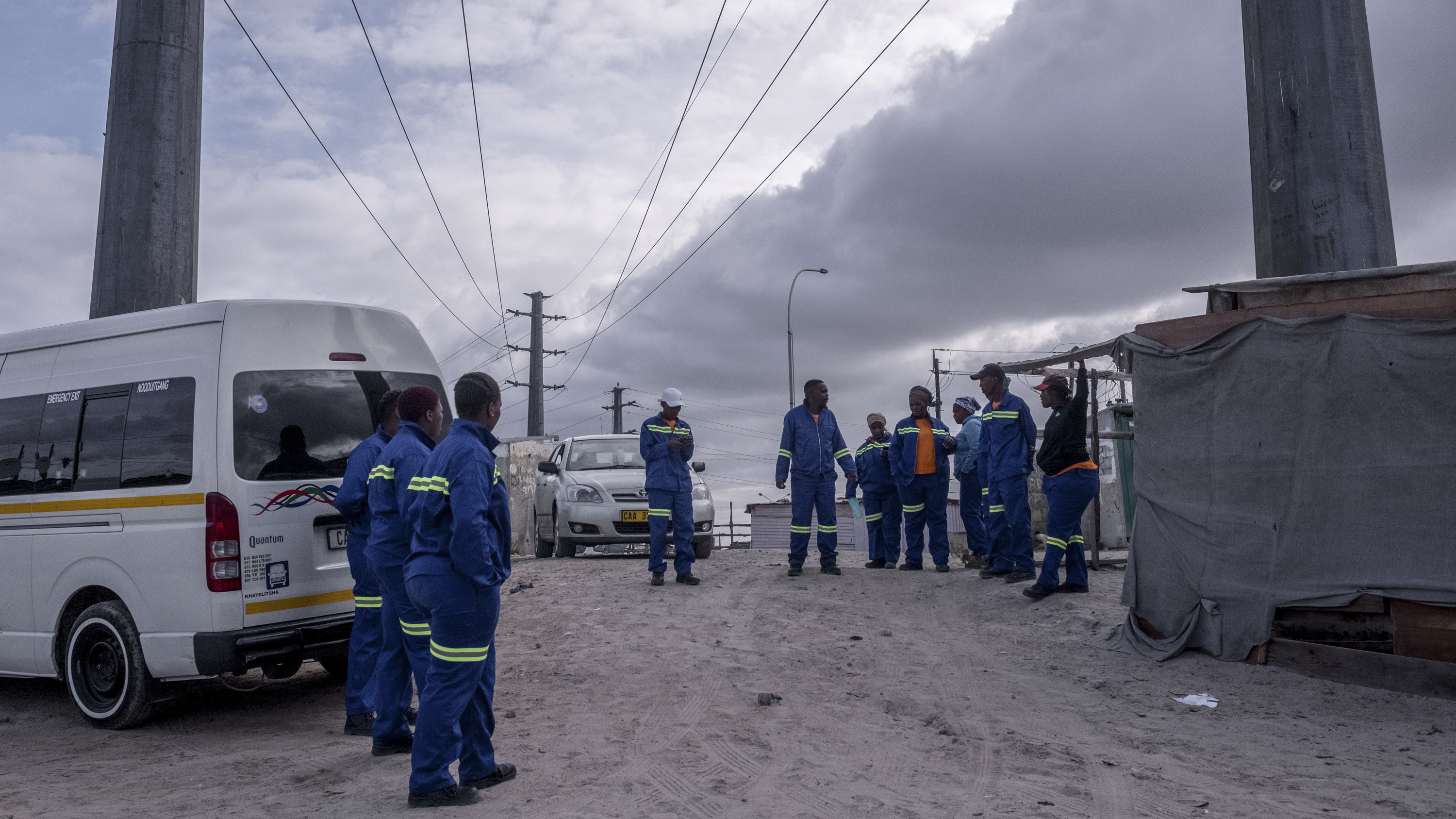 PHOTOS South Africa's Unequal Coronavirus Lockdowns Goats and Soda NPR