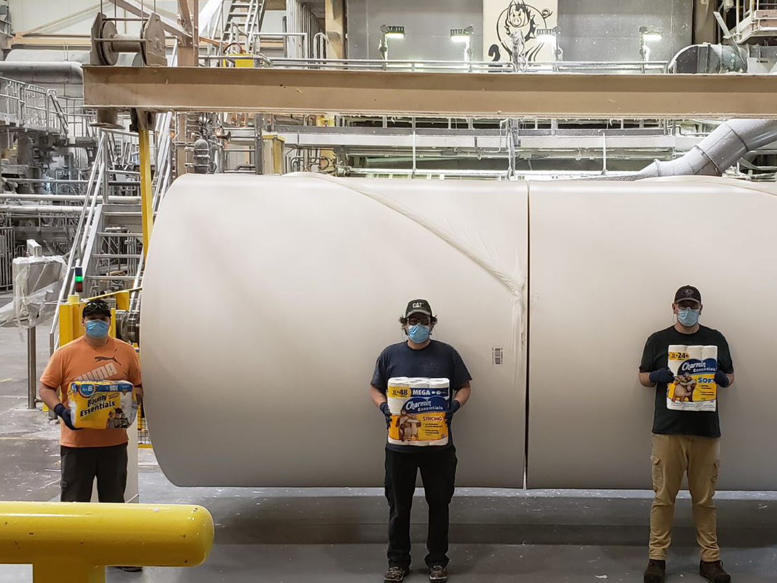 This Charmin Factory Keeps Humming Even As Much Of America Is Hunkered