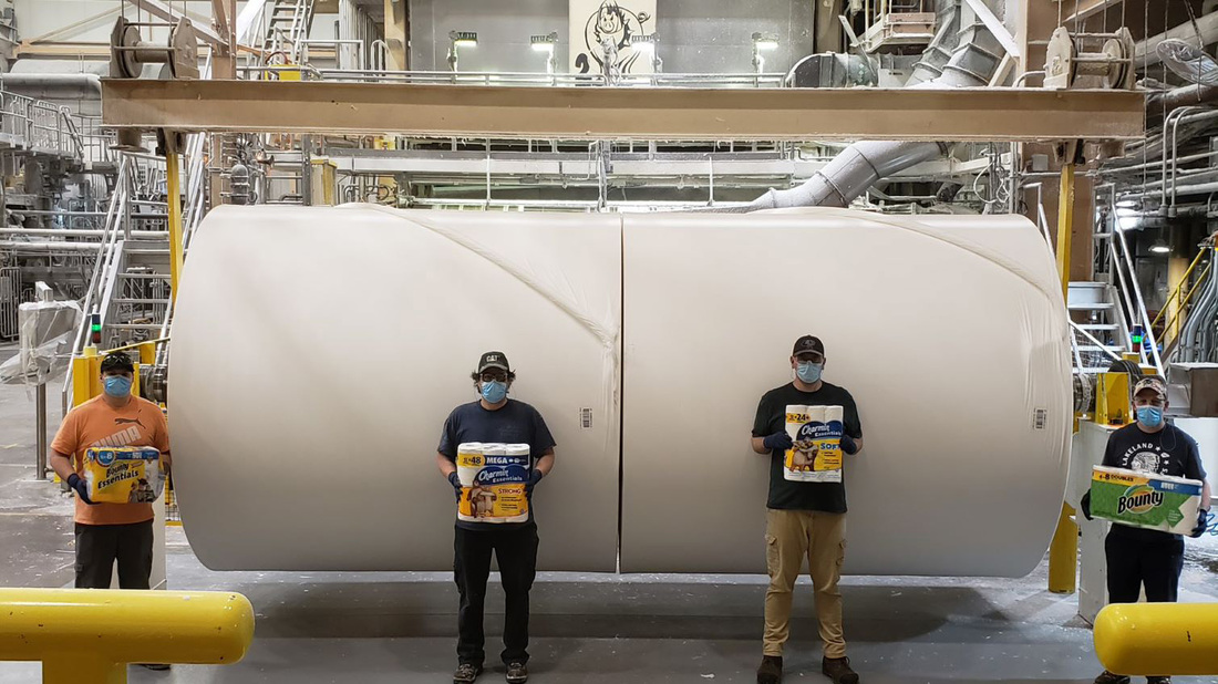 This Charmin Toilet Paper Factory Keeps Humming Amid Lockdown NPR