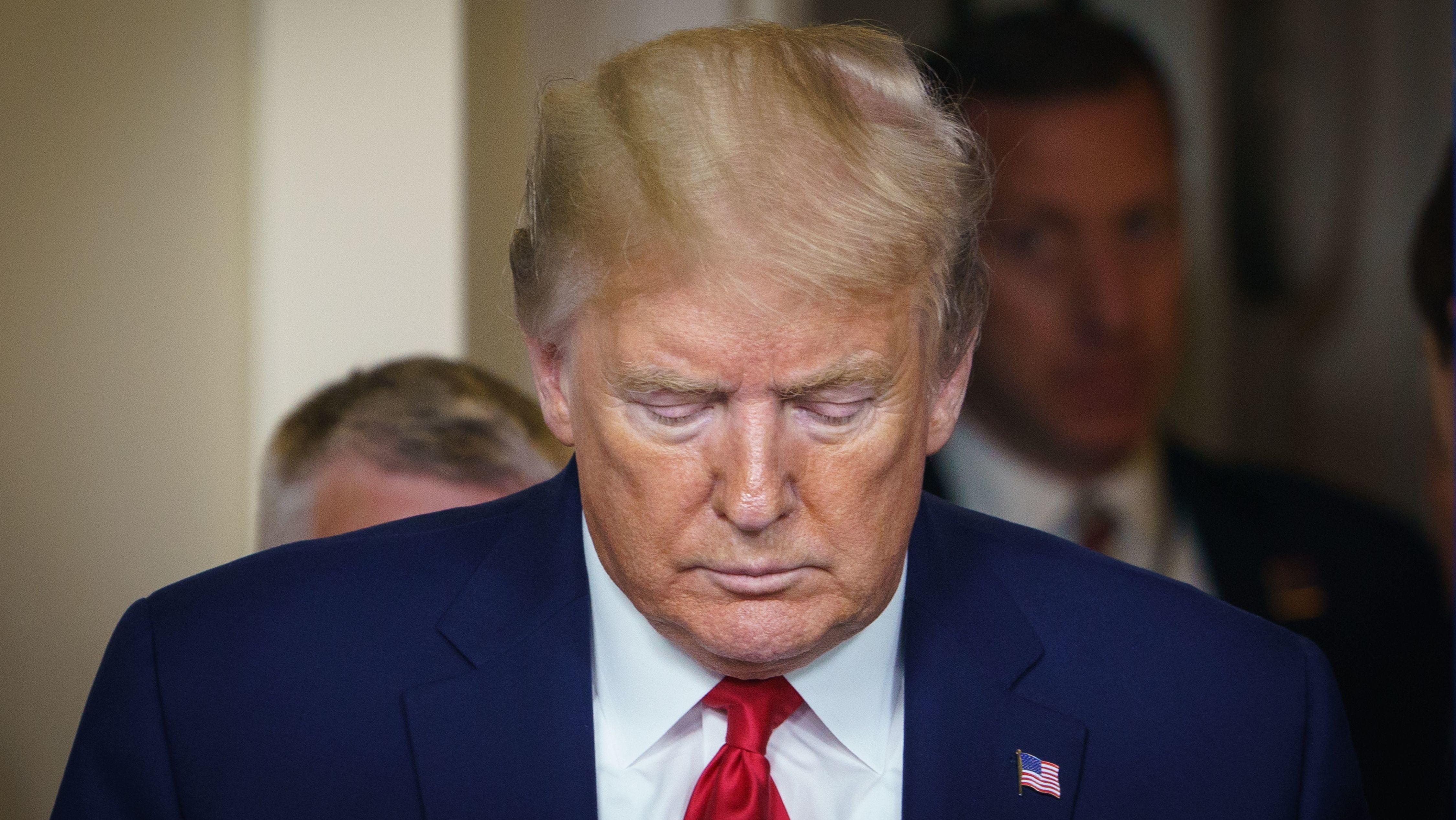 Trump touts coronavirus package, expresses support for more stimulus relief