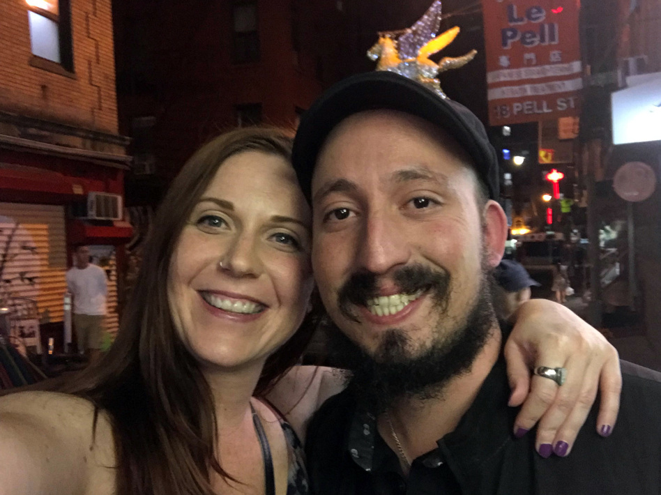 Before they were laid off, Maxwell Kirsner and Natalie Borowicz, his fiancée, both worked for a company that staged big events in New York City. (Courtesy of Maxwell Kirsner)