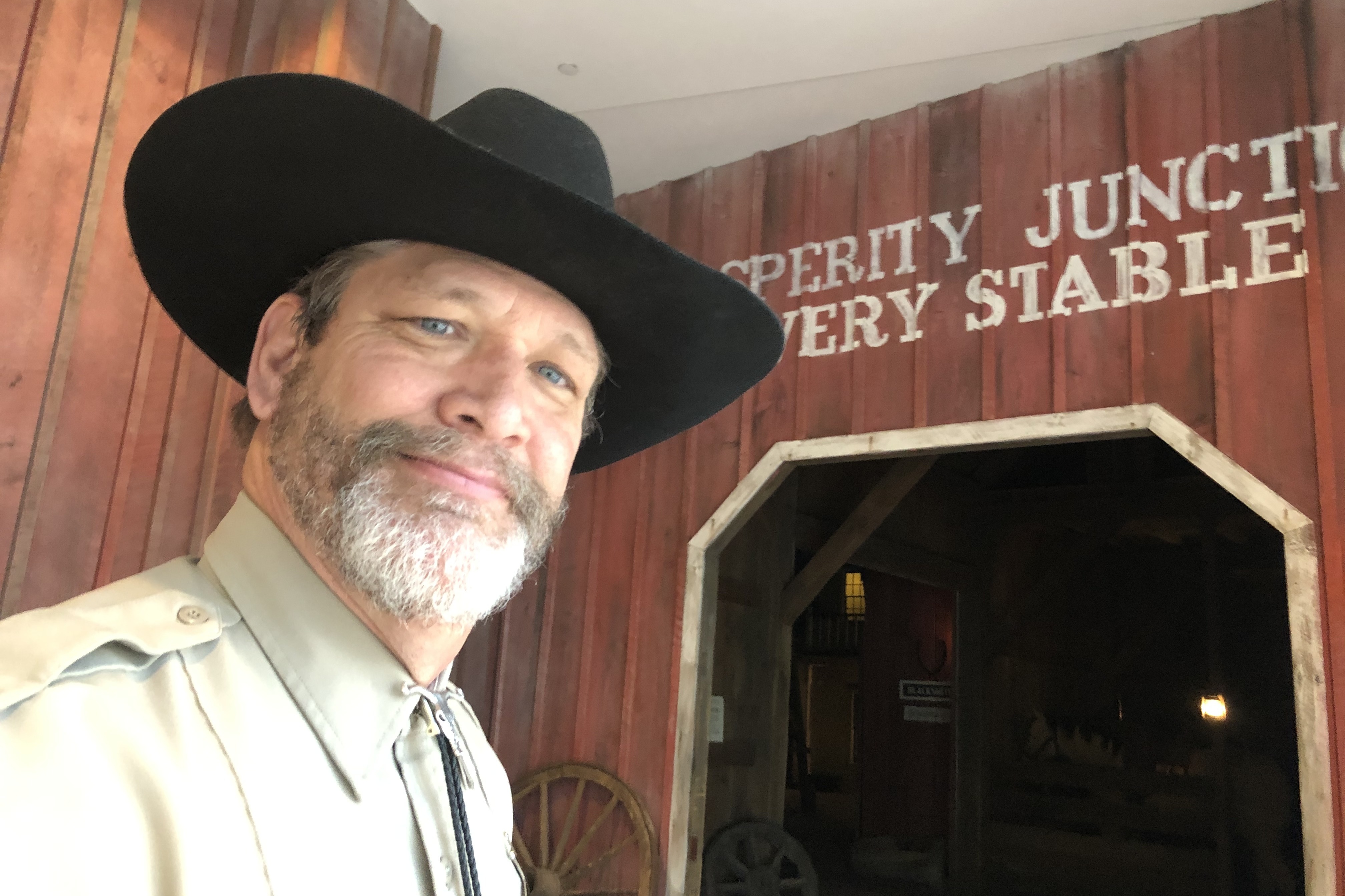 Tim Tiller, the head of security at the National Cowboy and Western Heritage Museum in Oklahoma City, was tapped last month to take over the museum's social media accounts during the pandemic. He says he was &quot;brand new&quot; to social media. (National Cowboy and Western Heritage Museum)