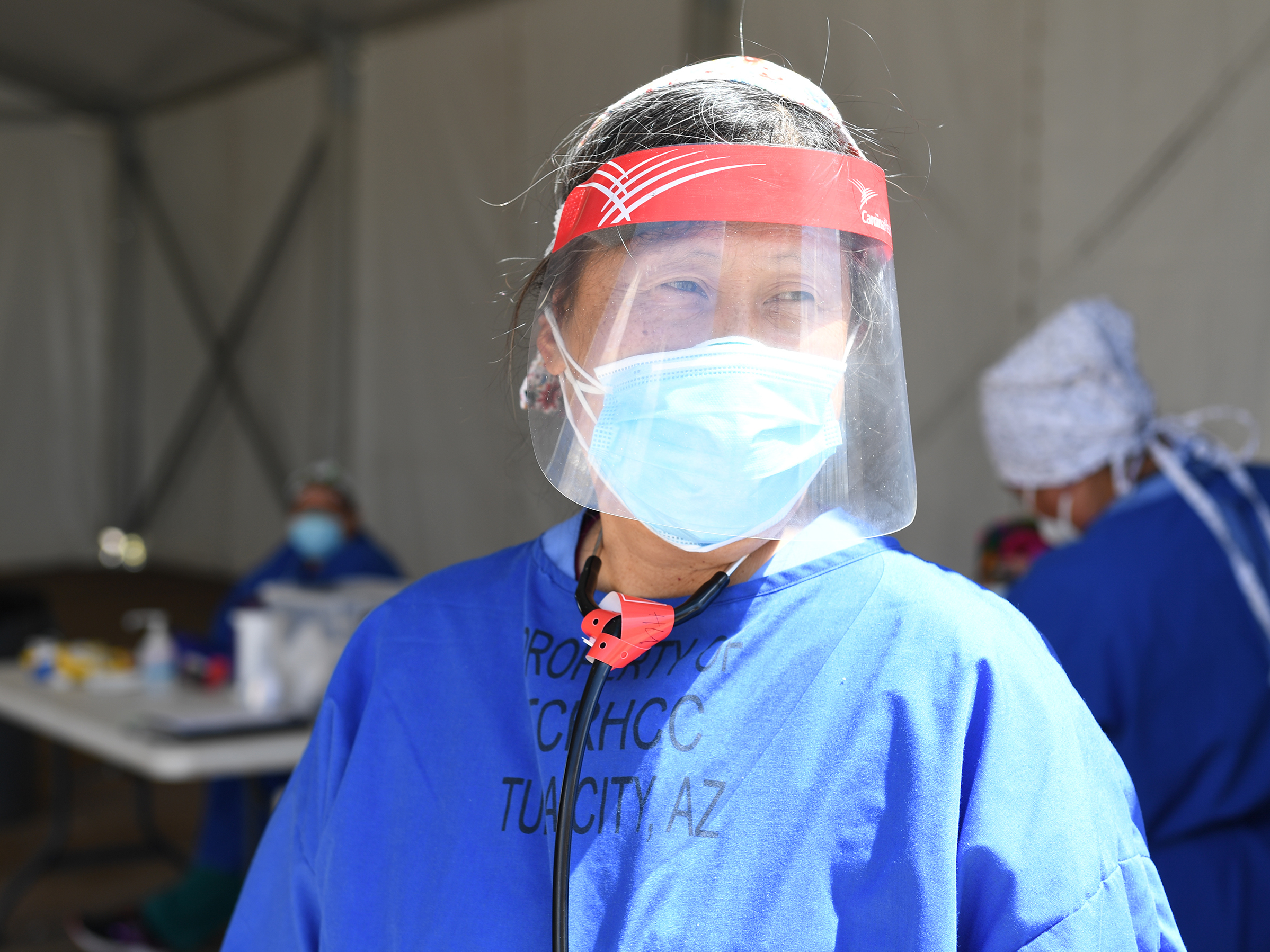 Diana Hu is a pediatrician at Tuba City Regional Health Care Corporation and a member of the Navajo epidemiology response team. (Courtesy Tuba City Regional Health Care Corporation)