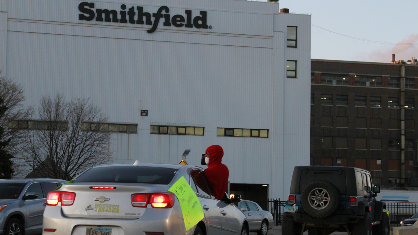 Workers Sue Smithfield Foods, Allege Conditions Put Them At Risk For COVID-19