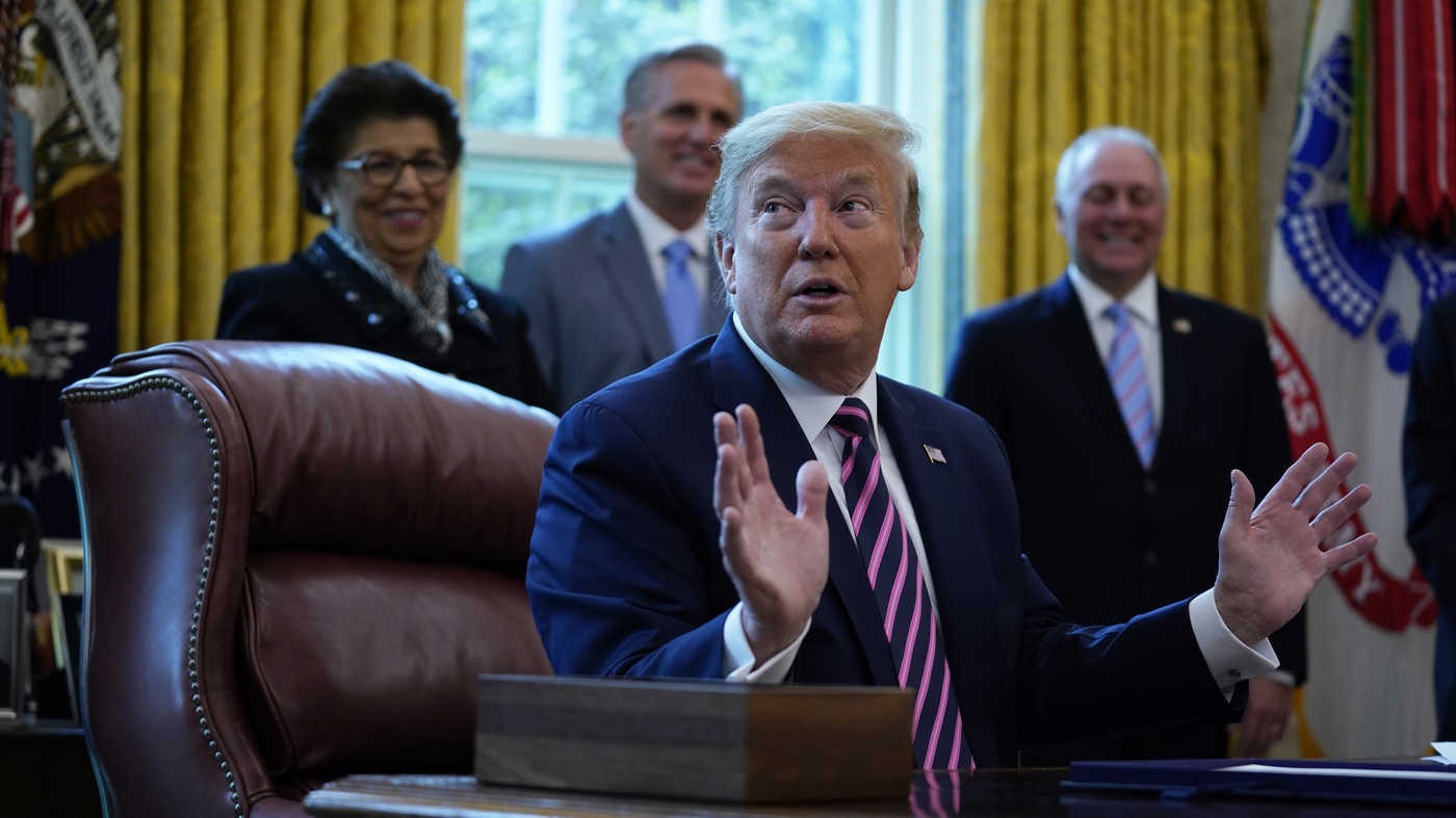 Trump Signs $484 Billion Coronavirus Bill For Small Businesses - NPR
