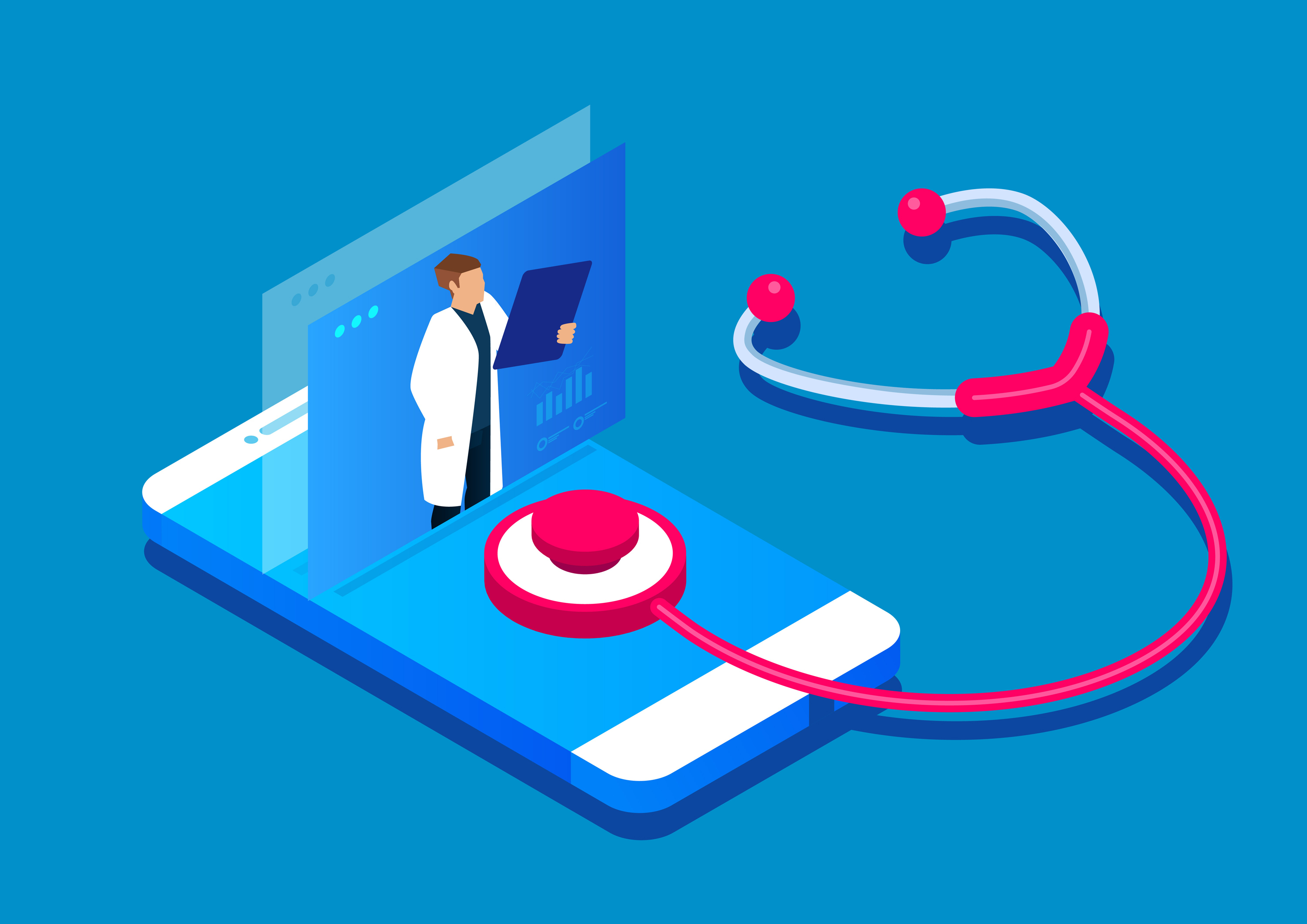 Despite recent changes in insurance policy, some patients say doctors and insurers are charging them upfront for video appointments and phone calls — not just copays but sometimes the entire cost of the visit, even if it's covered by insurance. (Getty Images)