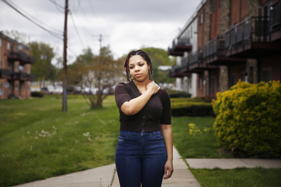 Alexis Jones committed to going to Cornell University in the fall. "I don't know how to feel," she says, "because I don't know if I'm going immediately in the fall with this pandemic and everything." (Elissa Nadworny/NPR)