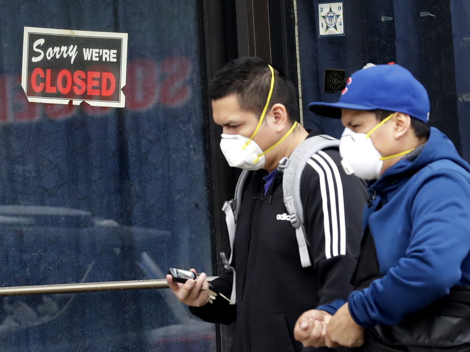The U.S. economy shrank in the first quarter, as the coronavirus lockdown began. The April-to-June quarter is expected to be worse. (Nam Y. Huh/AP)