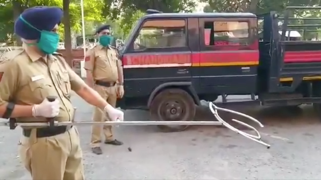 Police In India Test Huge Tongs To Nab Suspects From A Distance Amid Coronavirus : Coronavirus Live Updates - NPR