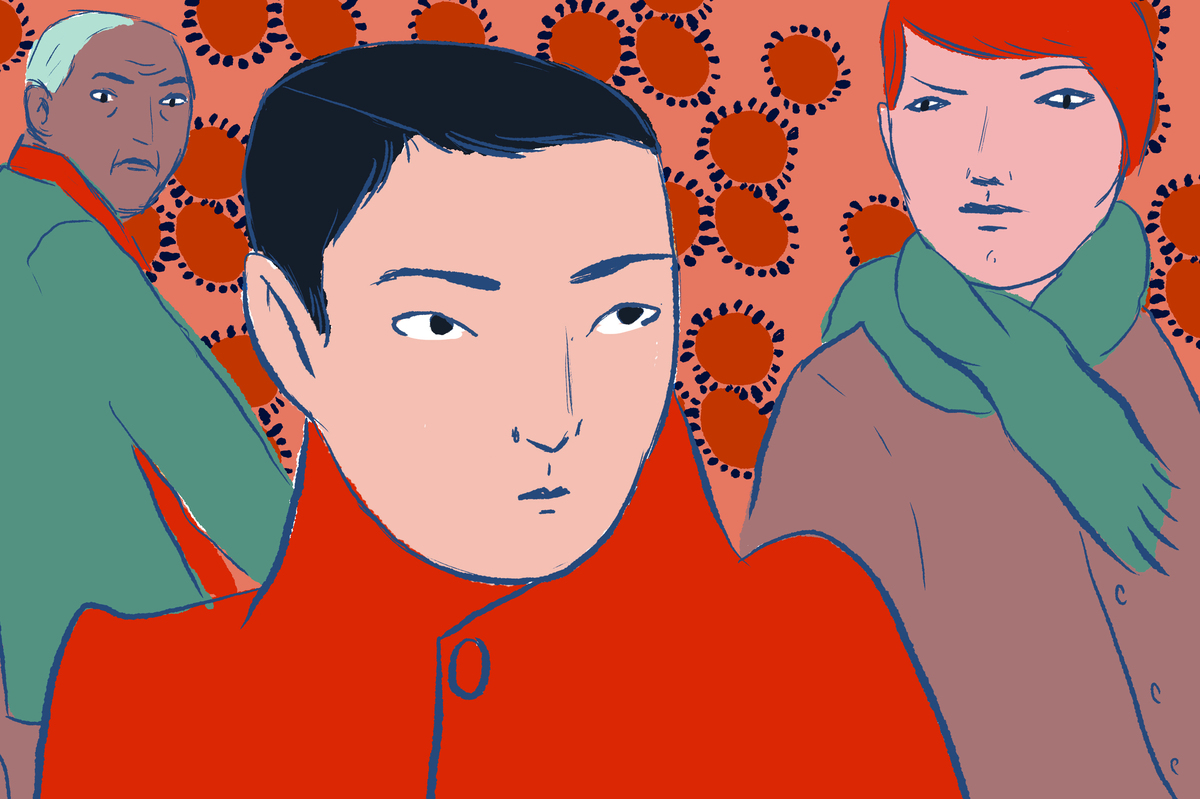 People eye each other with suspicion while dealing with the fear of Coronavirus.