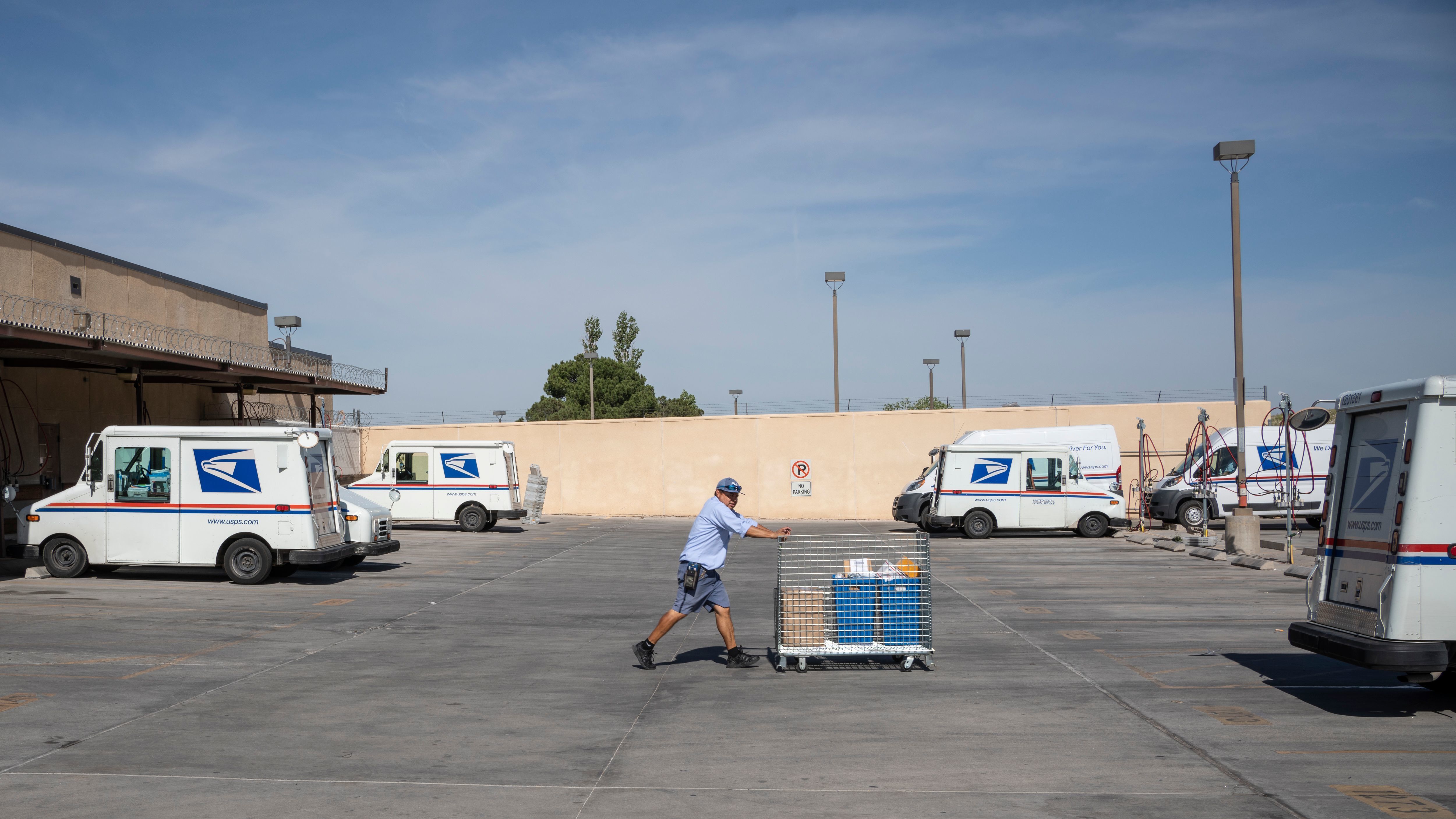 The United States Postal Service is getting a new postmaster general. Louis DeJoy is set to take over in June. (AFP via Getty Images)