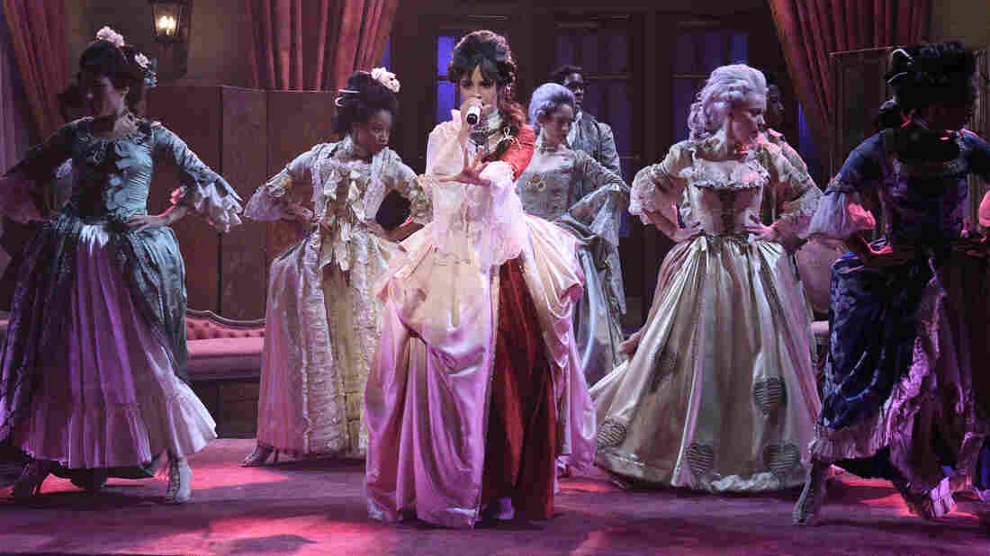 SATURDAY NIGHT LIVE — "David Harbour" Episode 1770 — Pictured: Musical guest Camila Cabello performs on Saturday, October 12, 2019 — (Photo by: Will Heath/NBC)