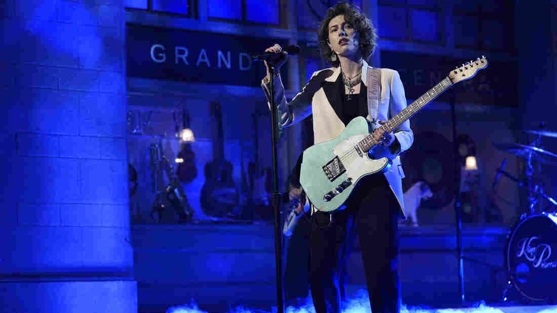 SATURDAY NIGHT LIVE — "Will Ferrell" Episode 1774 — Pictured: Musical guest King Princess performs "1950" on Saturday, November 23, 2019 — (Photo by: Will Heath/NBC/NBCU Photo Bank via Getty Images)