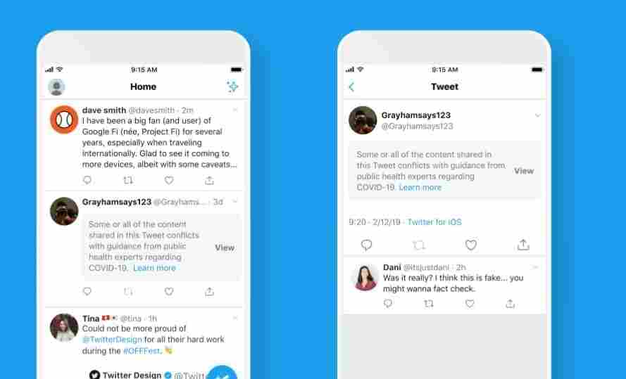 Twitter Now Labels 'Potentially Harmful' Coronavirus Tweets 2 Twitter Now Labels 'Potentially Harmful' Coronavirus Tweets 2