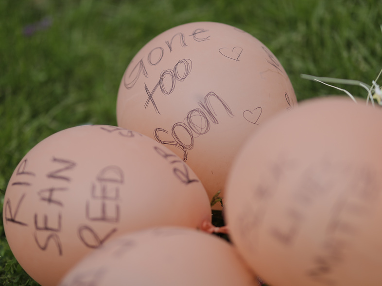 Dreasjon Reed was fatally shot by an Indianapolis police officer on May 6 after car chase that was streamed live on Facebook. (Darron Cummings/AP)