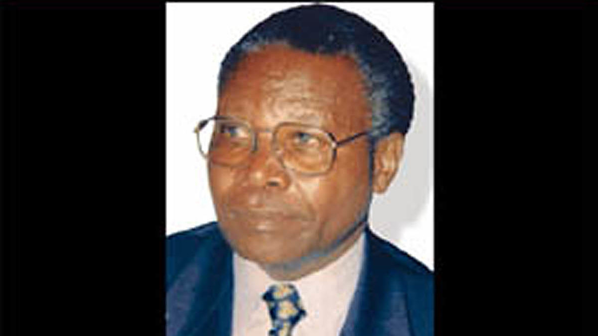 Félicien Kabuga, seen in this undated wanted poster, has been arrested for his alleged role in the Rwandan genocide in 1994.