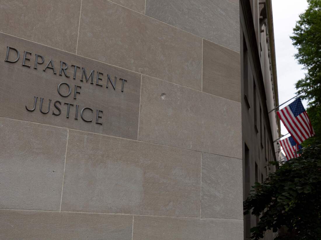 The U.S. Department of Justice building.