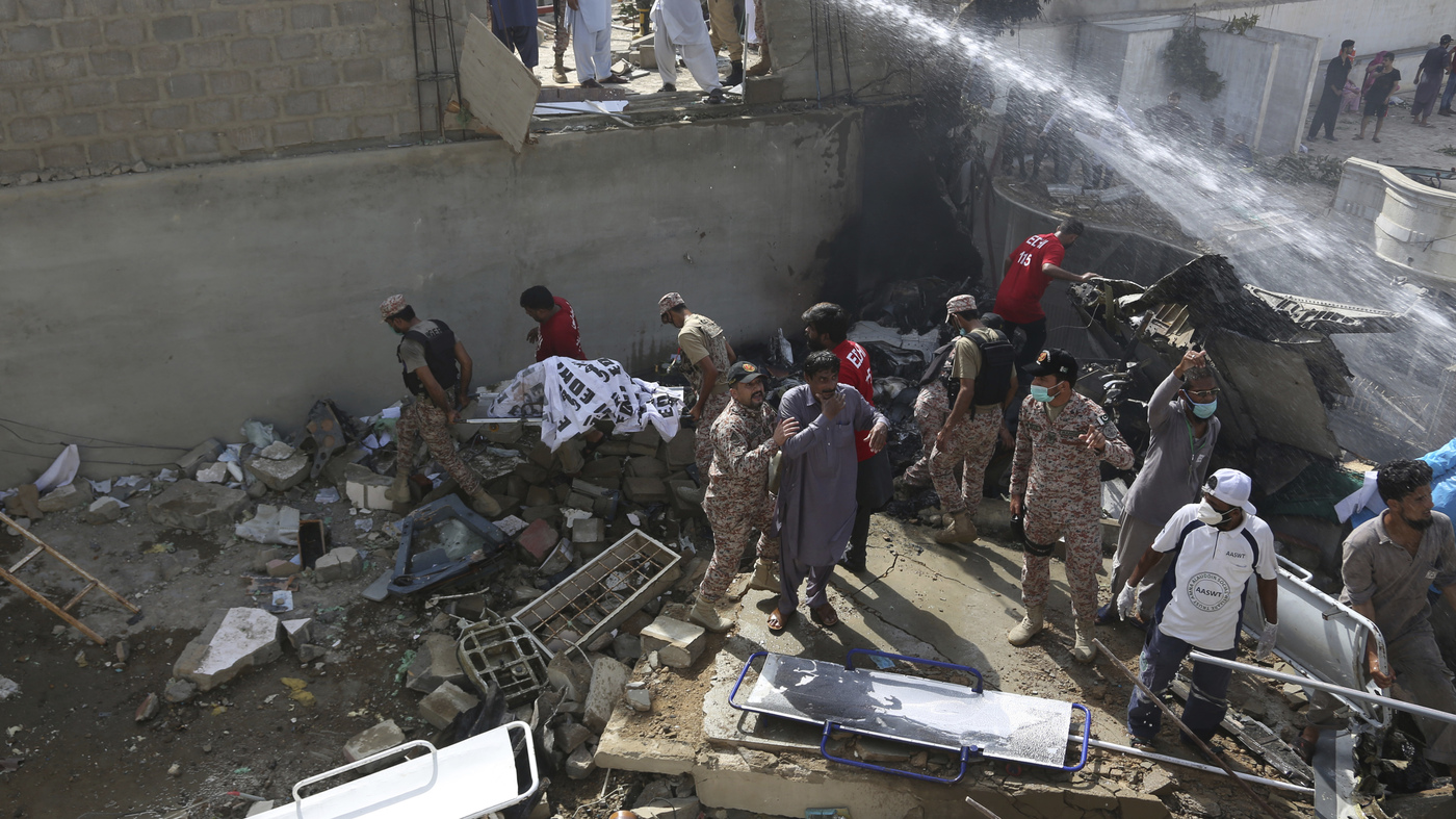 Mass Casualties Expected After Passenger Jet Crashes In Karachi, Pakistan : NPR