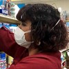People Can't See It, But This Grocery Worker Still Wears Lipstick Under Her Mask