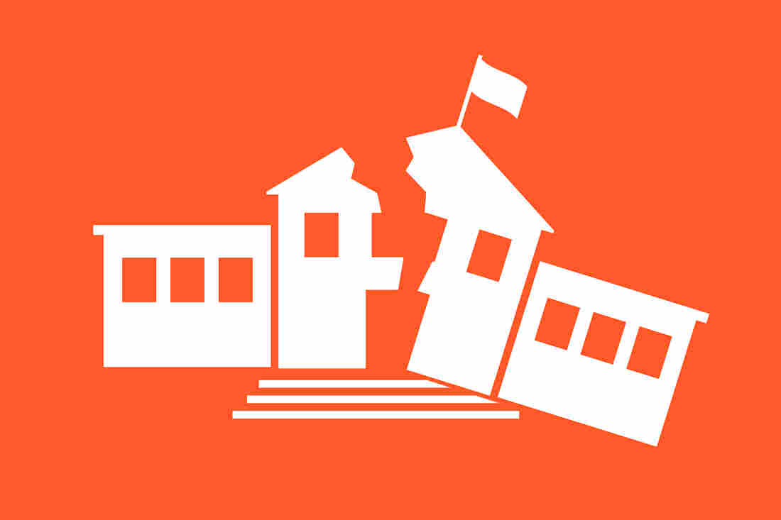 broken school