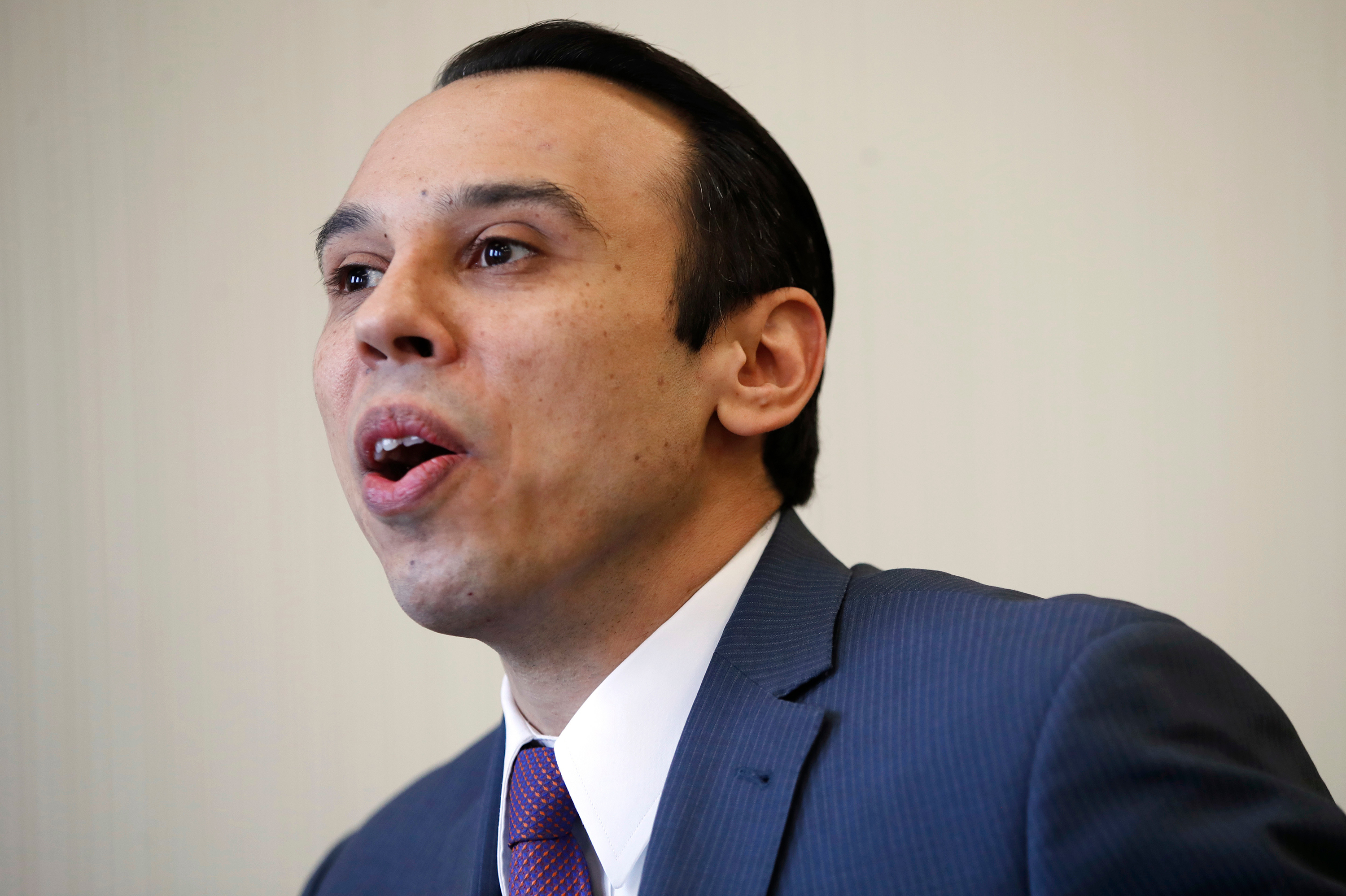 Roger Severino, who directs the Office for Civil Rights in the Department of Health and Human Services, has long argued that &quot;sex discrimination&quot; protections in the Affordable Care Act aren't meant to encompass protections for transgender people. (AP)