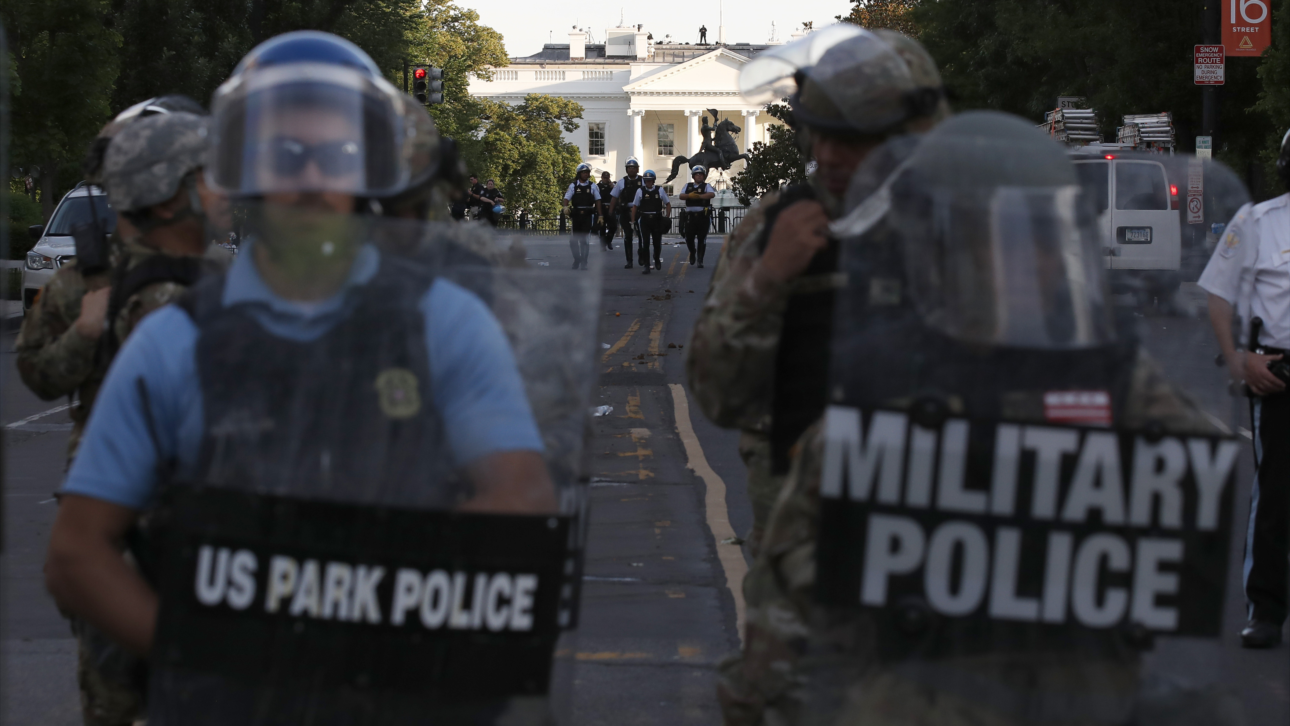 Don T Send U S Military To Protests Hill Democrats Warn Trump Ncpr News