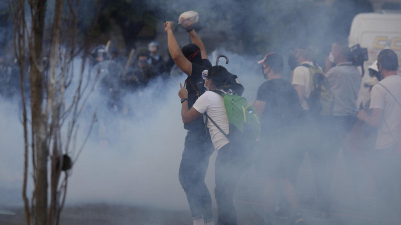 Protesters In D.C. Were Met With Heavy Police Presence And Helicopters