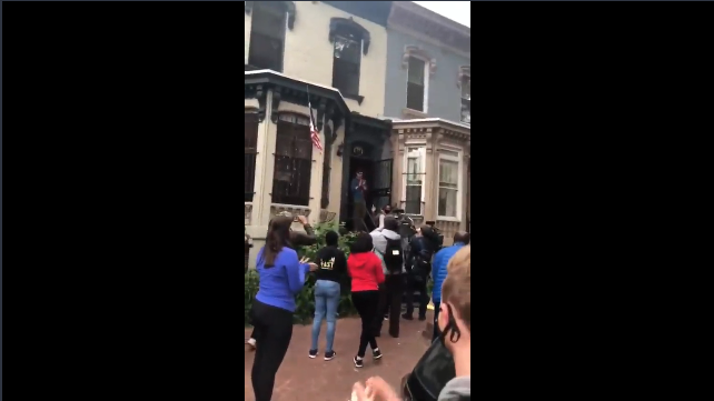 D.C. Protesters Hail The Hero Of Swann St., Who Sheltered Them From Arrest