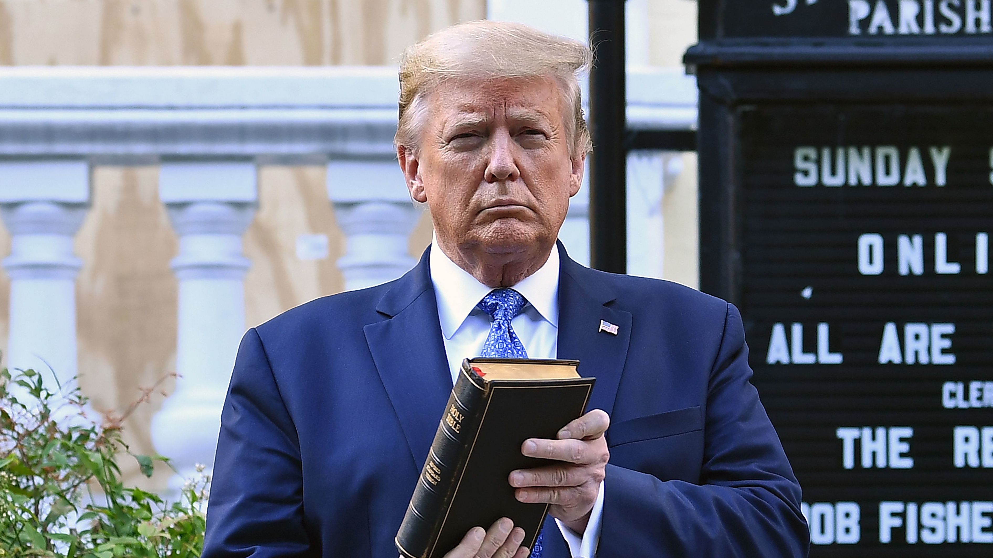 Trump Defends Symbolism Of Photo Op At St John S Church Npr