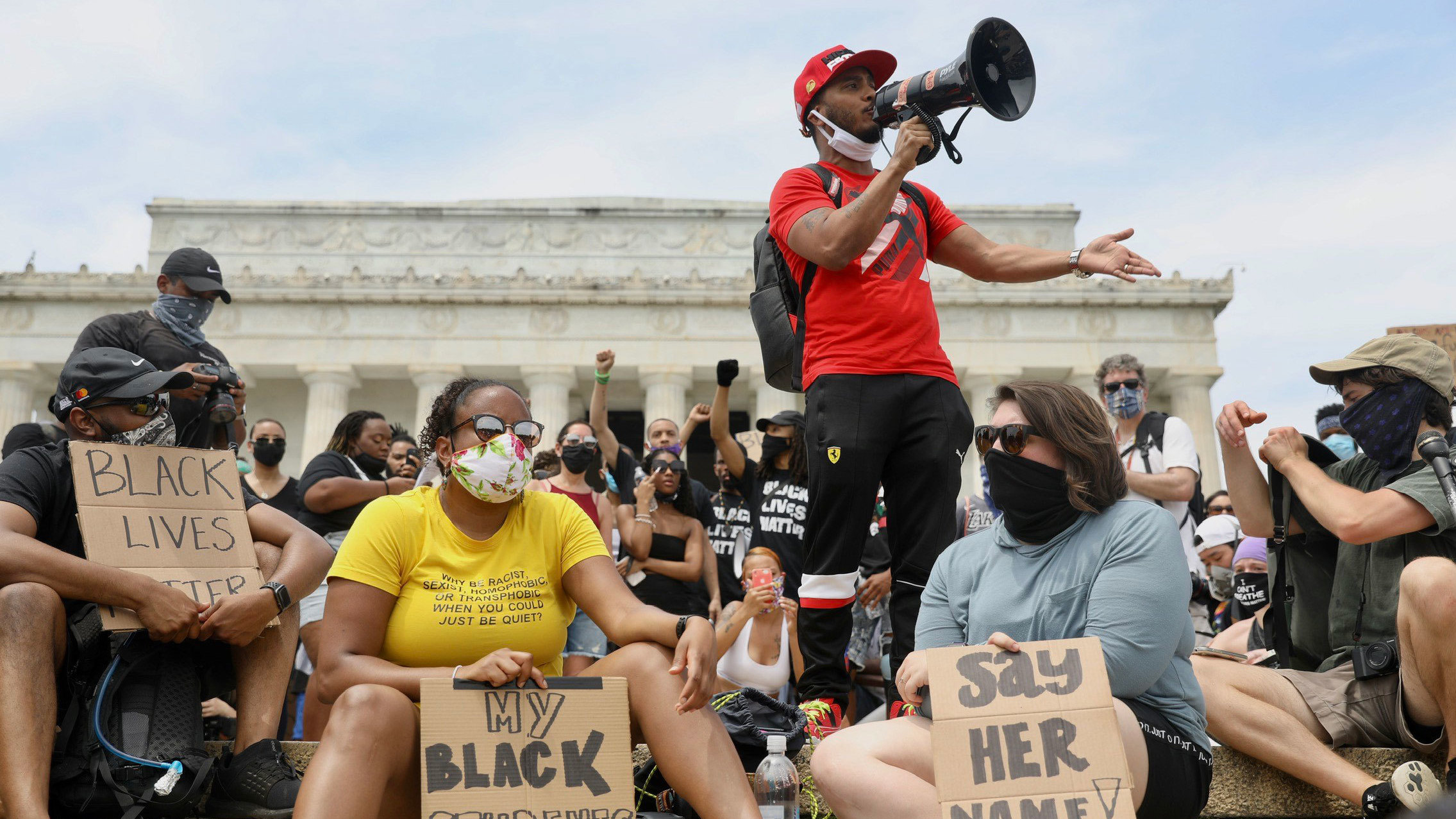 Crowds Assemble Across Washington In Mass Demonstrations Against Police