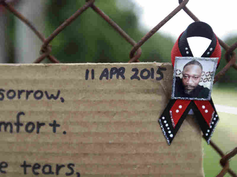 Makeshift memorials to Walter Scott sprouted up at the scene of his fatal encounter with Michael Slager, the police officer who shot him in the back as he ran away following a routine traffic stop.