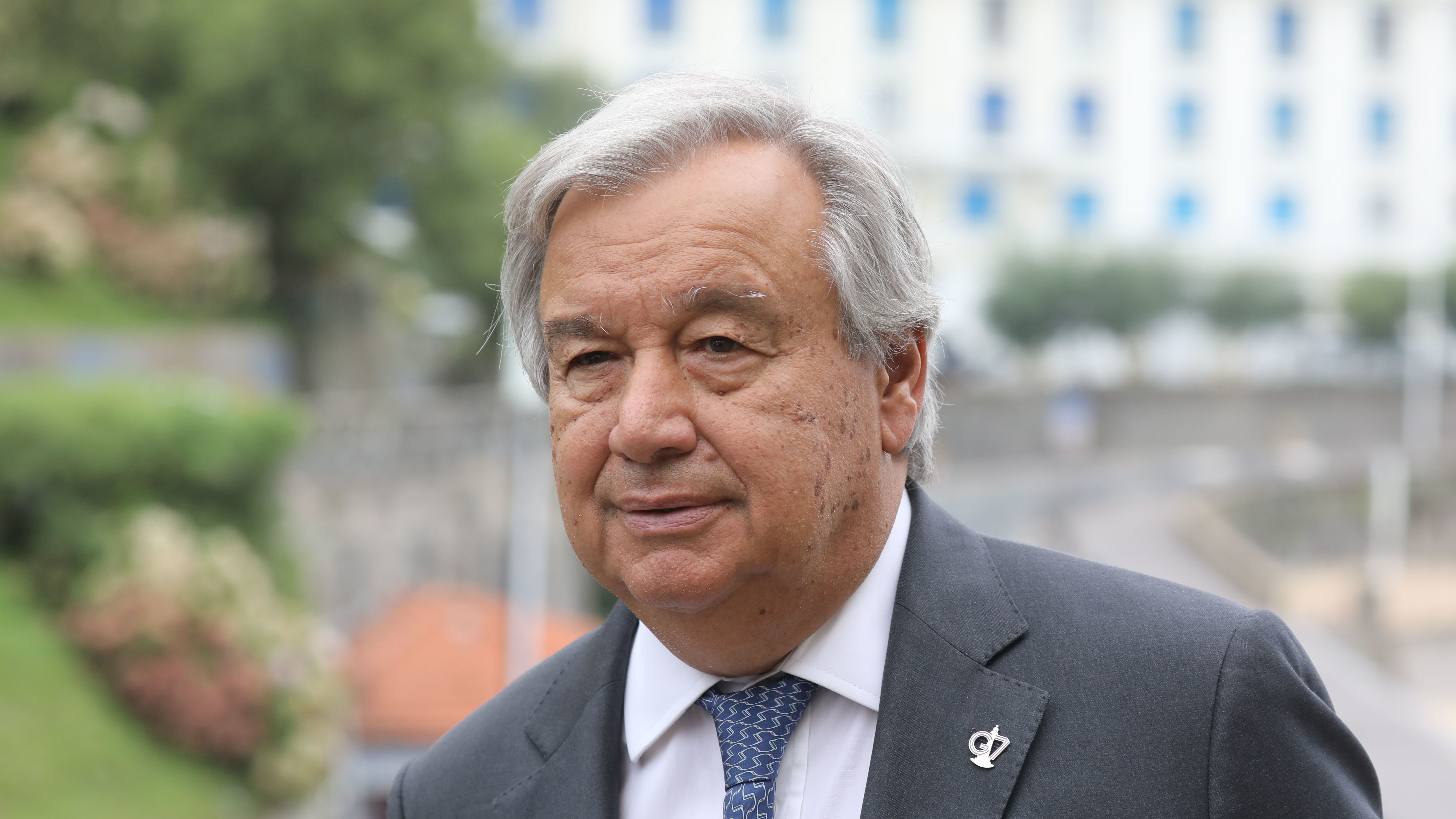 United Nations Secretary-General António Guterres says "there was no unity around the world in the strategy to fight the pandemic."