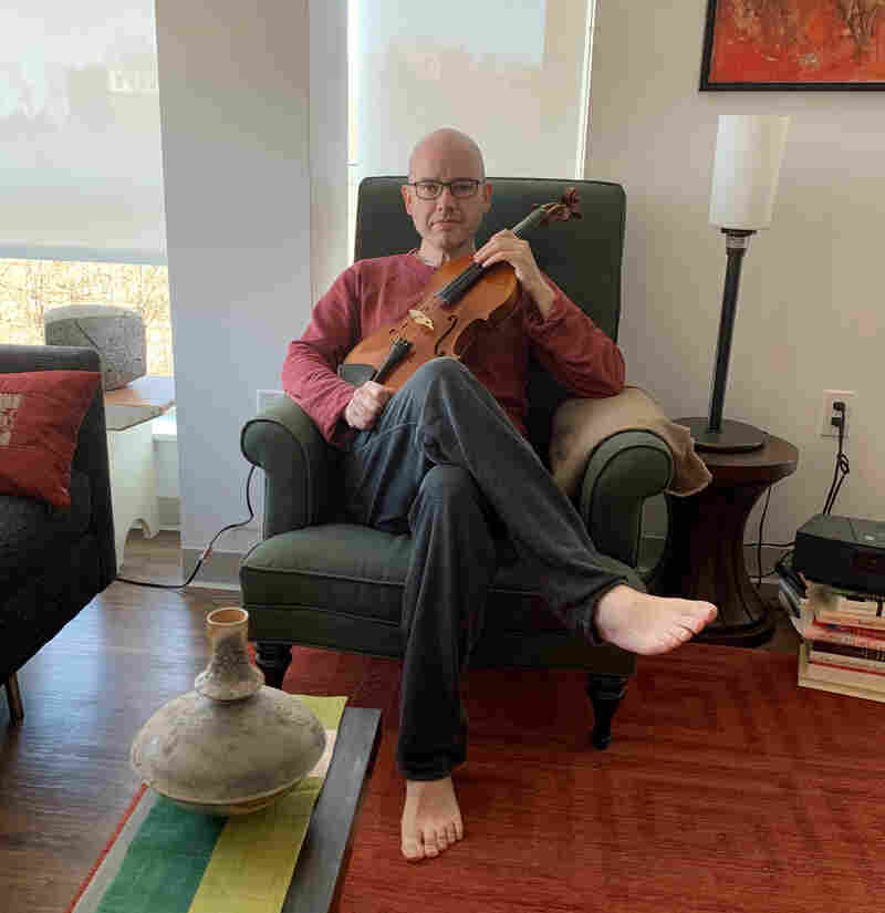 Nicholas Cords in his home