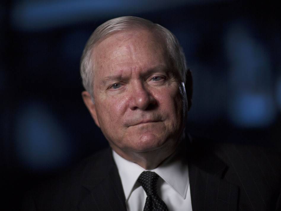 Robert Gates is interviewed for "The Spymasters" on Dec. 15, 2014. (David Hume Kennerly/Getty Images)