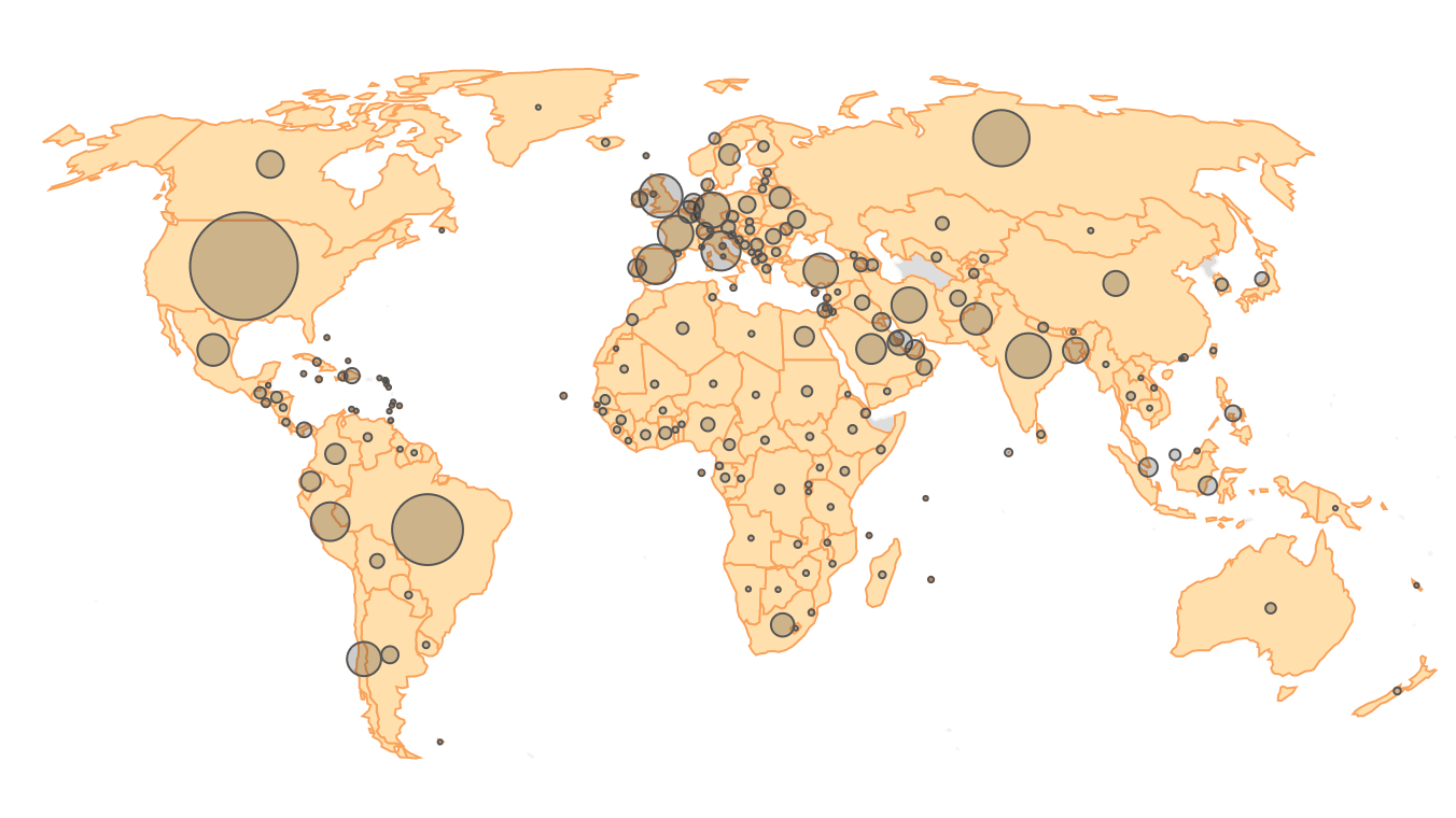 Coronavirus World Map Tracking The Spread Of The Outbreak Goats And Soda Npr