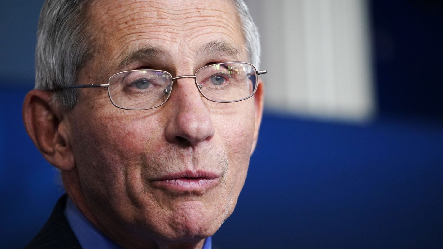 Director of the National Institute of Allergy and Infectious Diseases Anthony Fauci speaks during the daily briefing on the novel coronavirus, which causes COVID-19, in the Brady Briefing Room of the White House. (MANDEL NGAN/AFP via Getty Images)