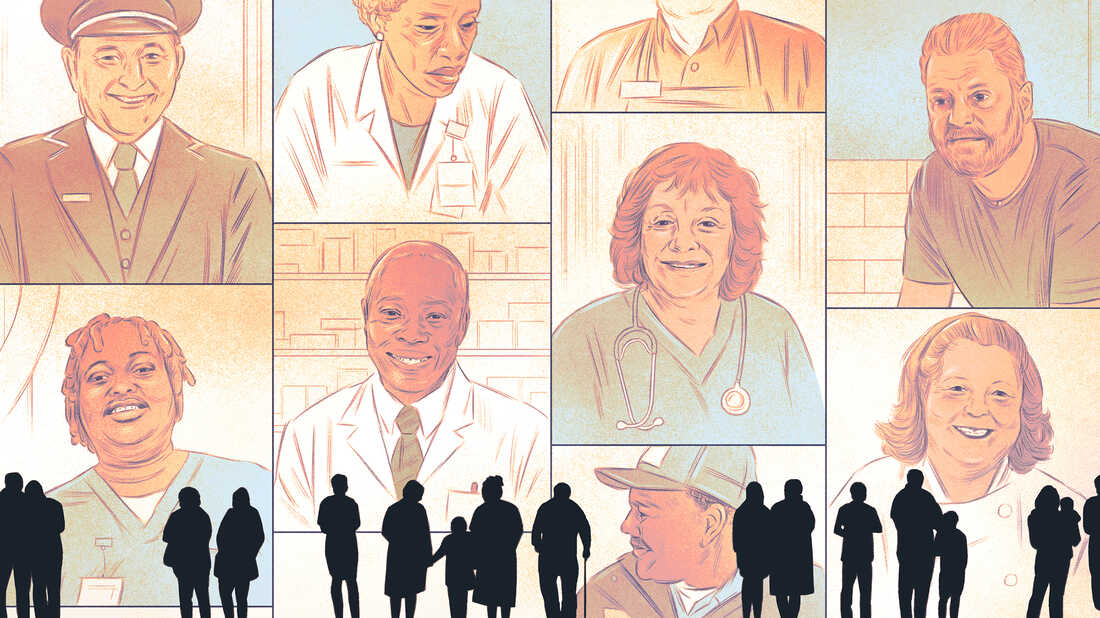 Many front-line workers continued serving others during the pandemic but lost their lives in the battle with COVID-19.