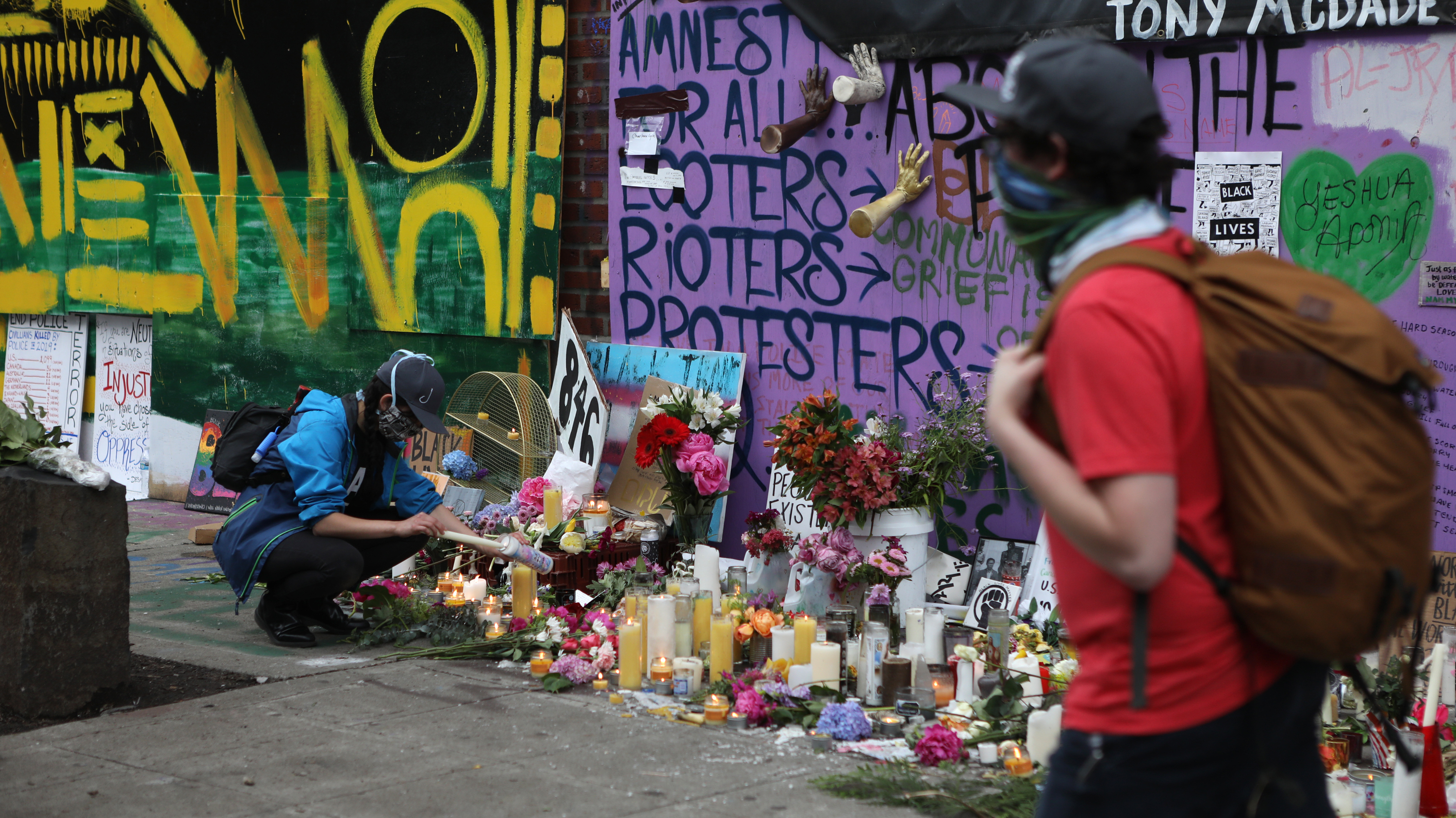 Remember Who We Re Fighting For The Uneasy Existence Of Seattle S Protest Camp Npr