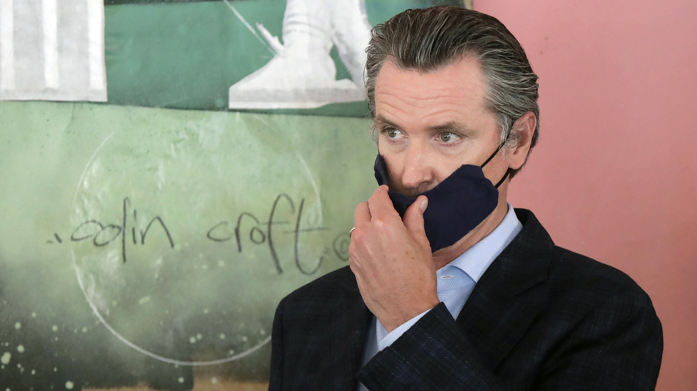 California Gov. Newsom Makes Face Masks Mandatory Amid Rising Coronavirus Cases - NPR