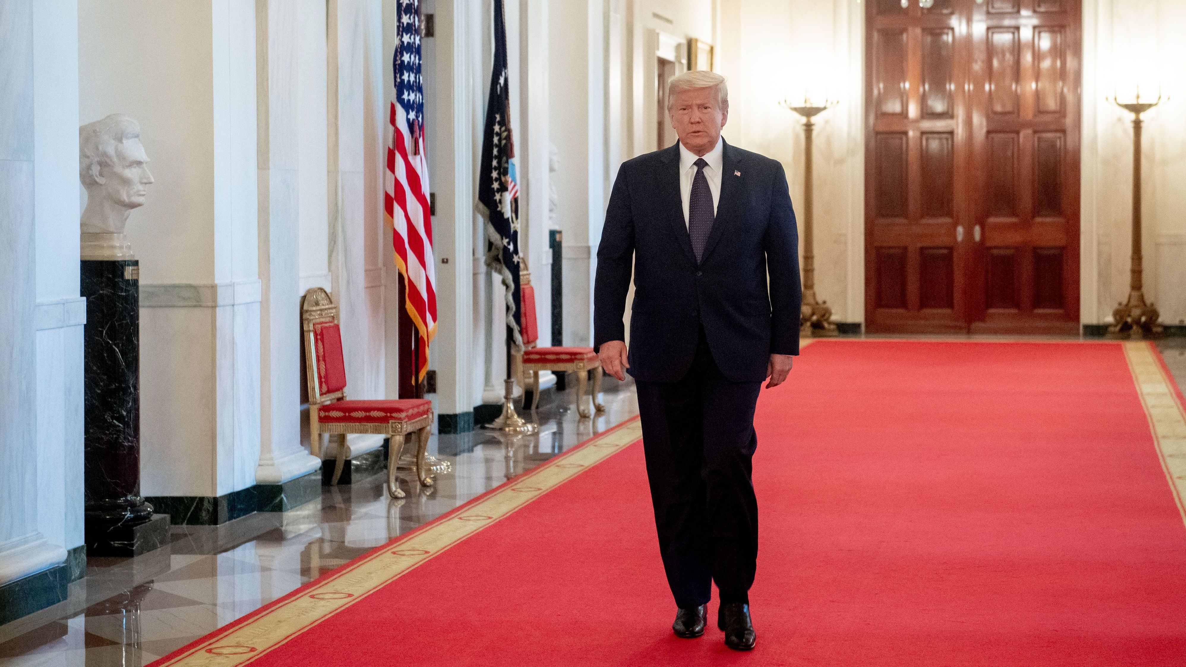President Trump has declared himself the &quot;president of law and order.&quot; (AFP via Getty Images)