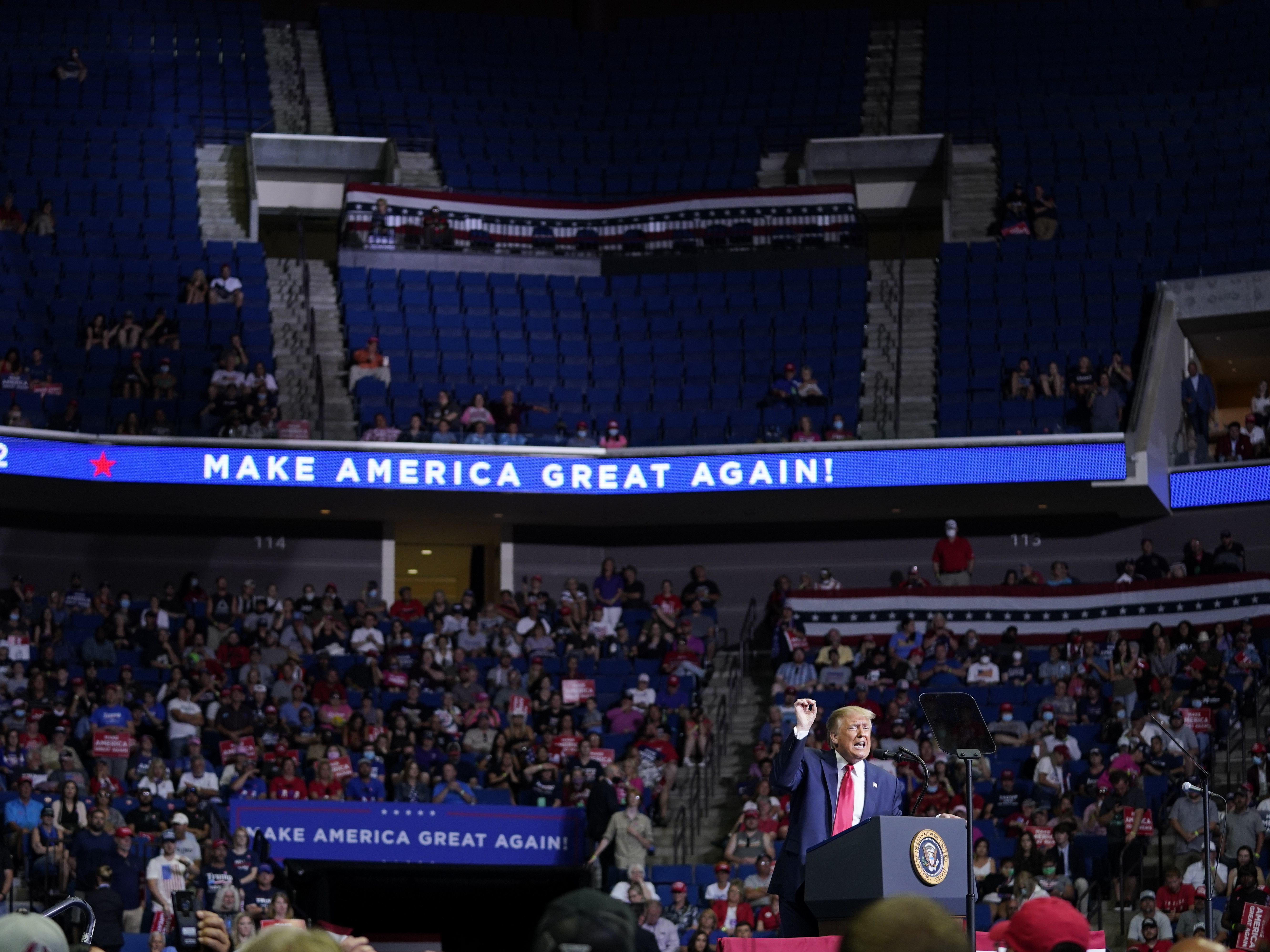 Trump Returns To Campaign Trail With A Familiar Message In A Changing ...