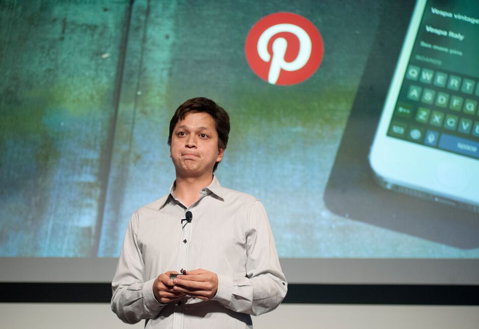 Pinterest CEO Ben Silbermann addresses a Pinterest media event at the company's corporate headquarters in San Francisco, California, on April 24, 2014. (Josh Edelson/AFP via Getty Images)