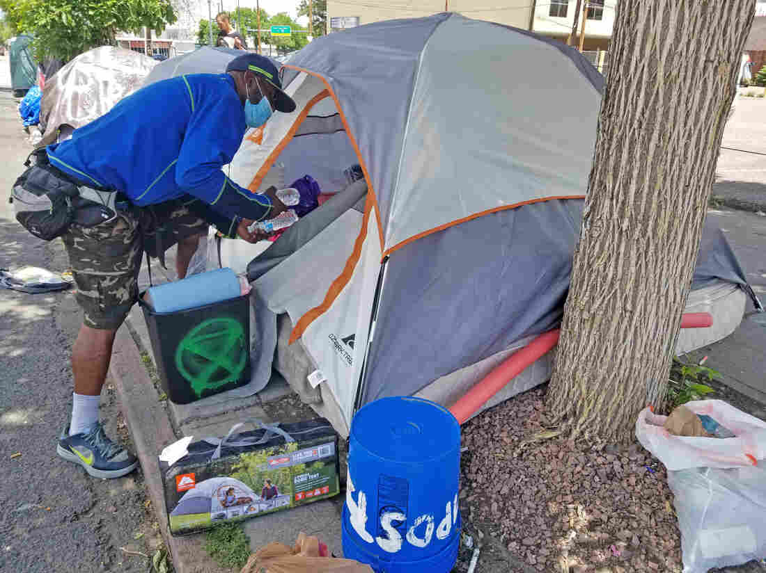 Denver's Sweeps Of Homeless Camps Run Counter To COVID-19
Guidance 2 Denver's Sweeps Of Homeless Camps Run Counter To COVID-19
Guidance 2