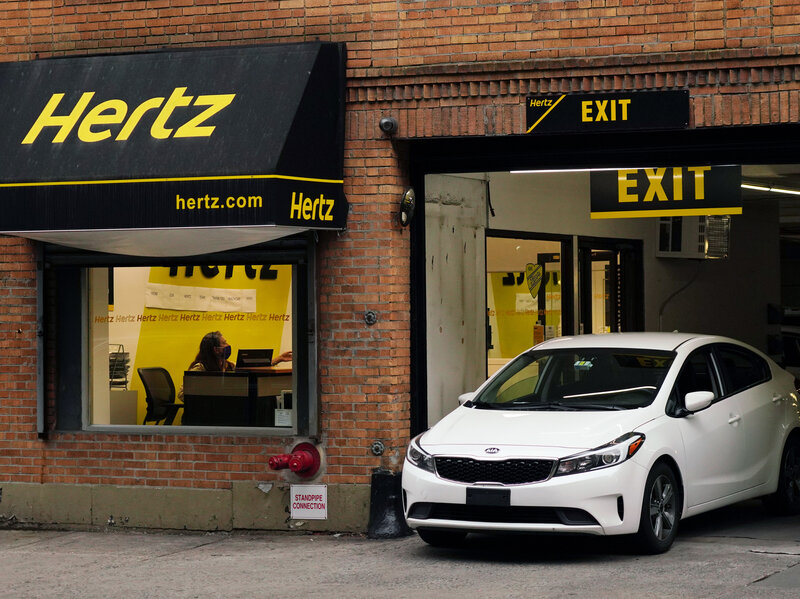 Hertz Stock Skyrockets After Company Goes Bankrupt Planet Money Npr