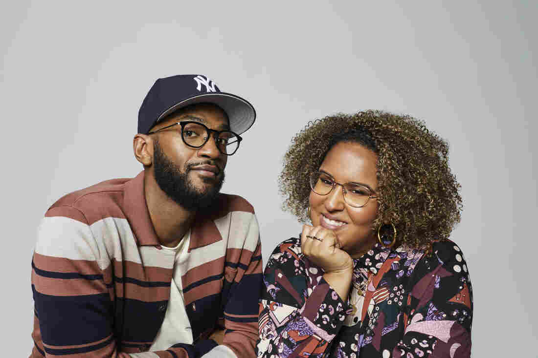 Eric Eddings and Brittany Luse co-host the podcast "The Nod with Eric and Brittany" on Quibi.
