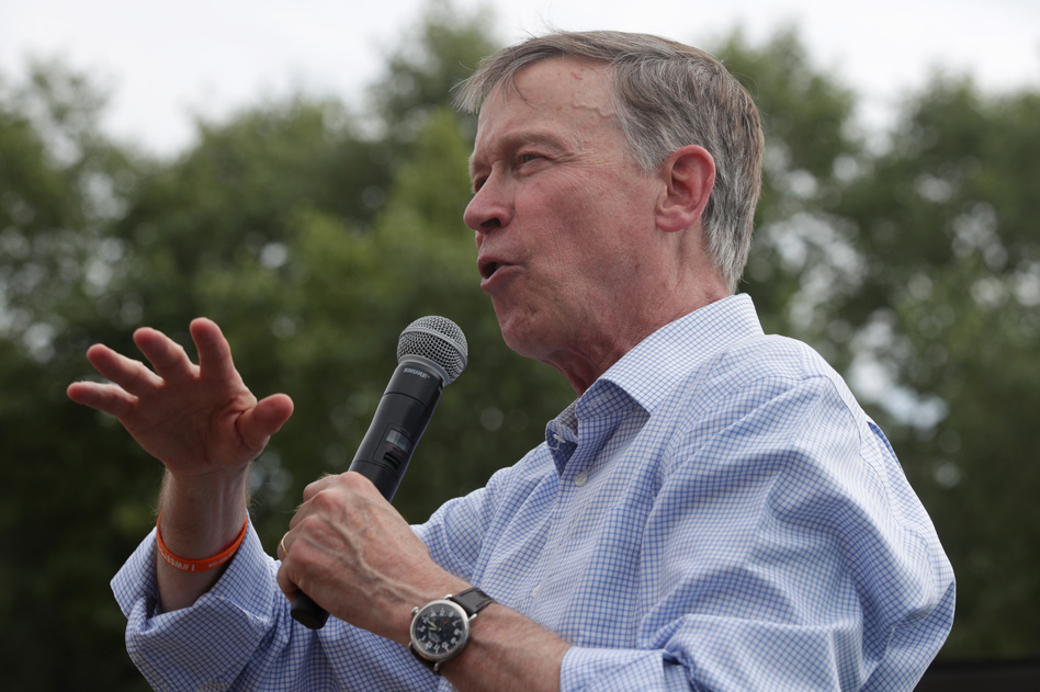 Former Colorado Gov. John Hickenlooper is considered one of the Democrats' strongest candidates for flipping a Republican-controlled Senate seat this fall. But he's made missteps that have led some voters to question whether they can support him ahead of the state's Tuesday primary. (Alex Wong/Getty Images)