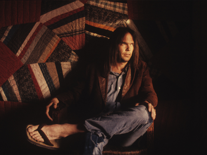 Neil Young's newly released album, <em>Homegrown</em>, arrives at the same moment as two other veteran songwriters, Bob Dylan and Willie Nelson, put out projects of their own. (Henry Diltz/Courtesy of the artist)