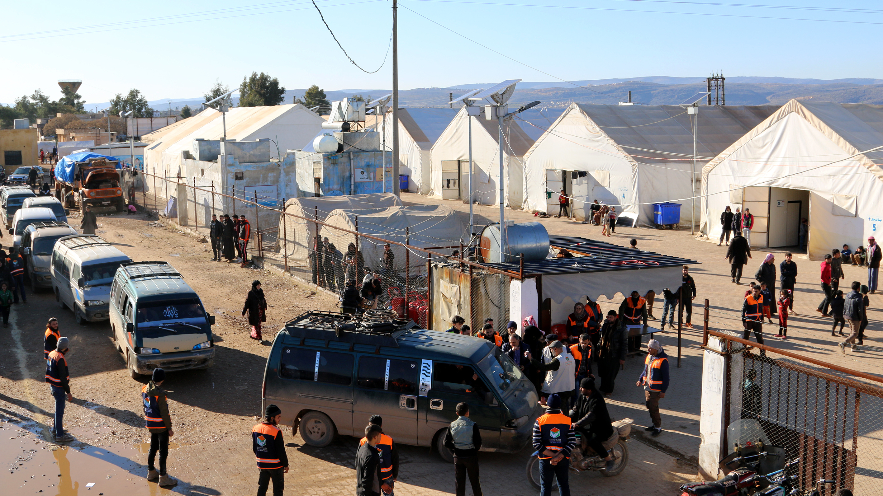 A U.N.-supported shelter center in Idlib de-escalation zone hosted the disabled, children and elderly before it was evacuated due to the Assad regime and Russia attacks in January.