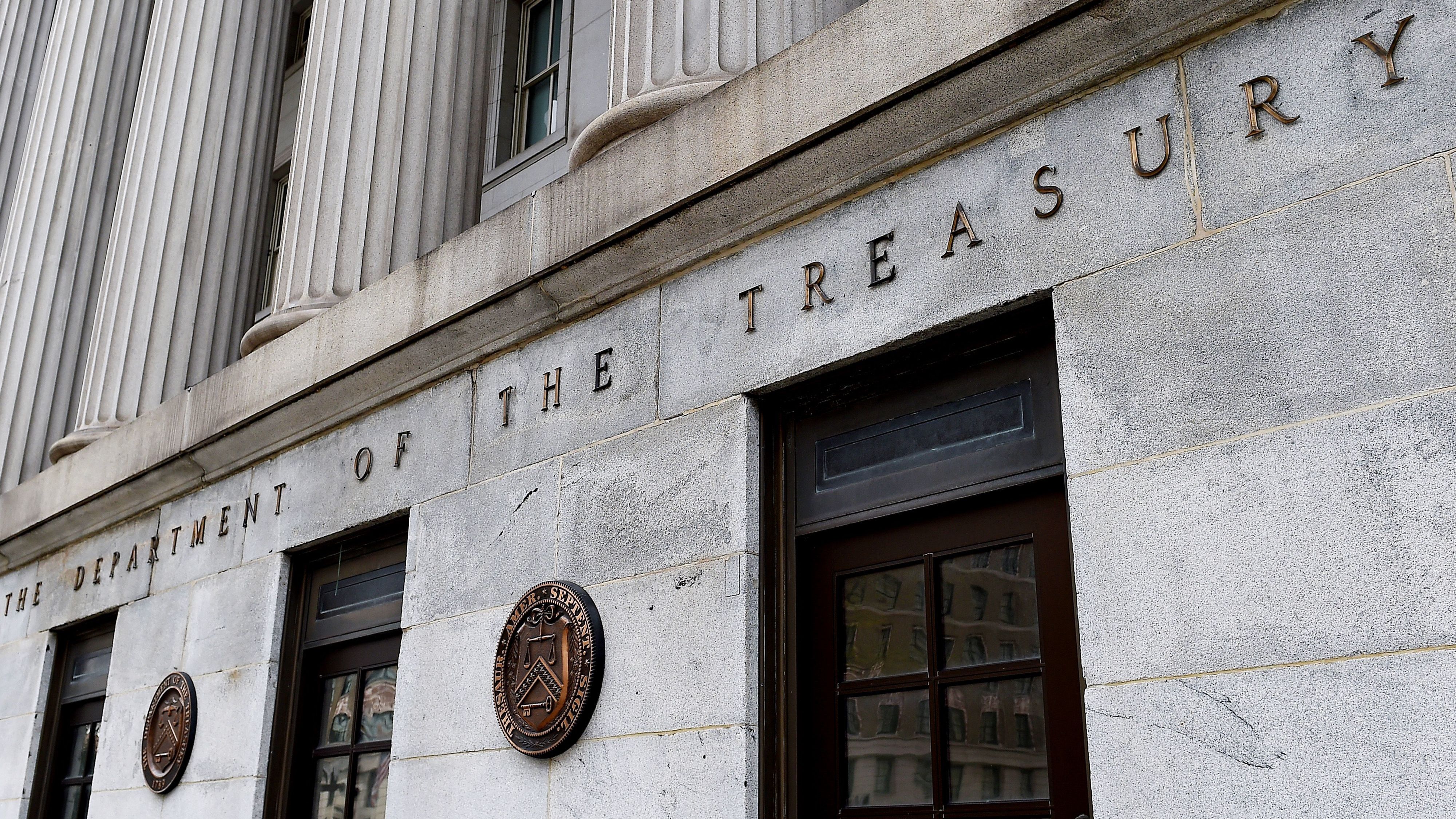 With three months left in the government's fiscal year, the U.S. federal deficit is already nearly twice as large as the previous record, which was set in 2009 during the Great Recession. (AFP via Getty Images)