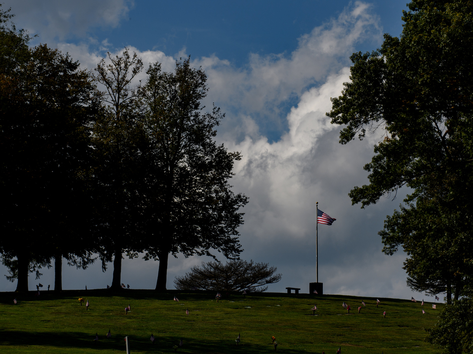 Retired Army Sgt. Felix McDermott is buried in Pennsylvania's Westmoreland County. His death is one of seven that Reta Mays has been charged with. (Jeff Swensen/The Washington Post via Getty Images)
